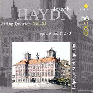 Joseph Haydn, String quartets Vol. 21 op. 55 no. 1 • 2 • 3