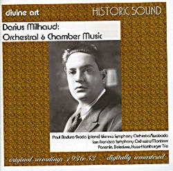 Darius Milhaud / divine art