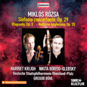 Miklós Rózsa, Sinfonia concertante op. 29, Rhapsody op. 3, Notturno ungherese op. 28