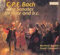 C.P.E. Bach., The Sonatas for flute and b.c / Accent